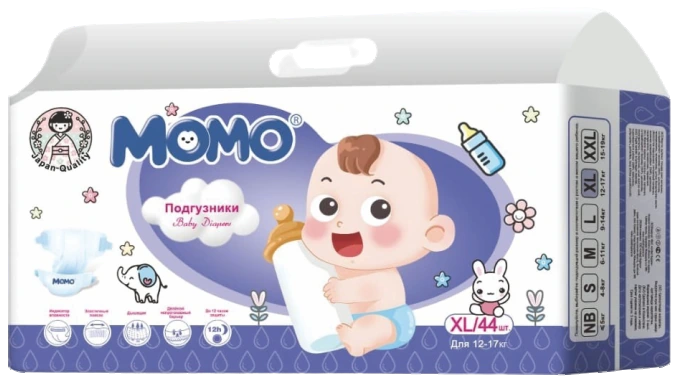 MOMO Bantlı bebek bezleri