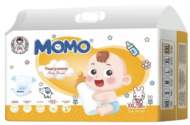 MOMO Bantlı bebek bezleri